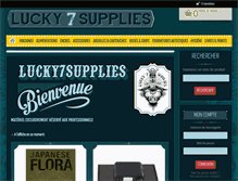 Tablet Screenshot of lucky7supplies.fr